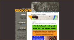 Desktop Screenshot of njrockgym.com